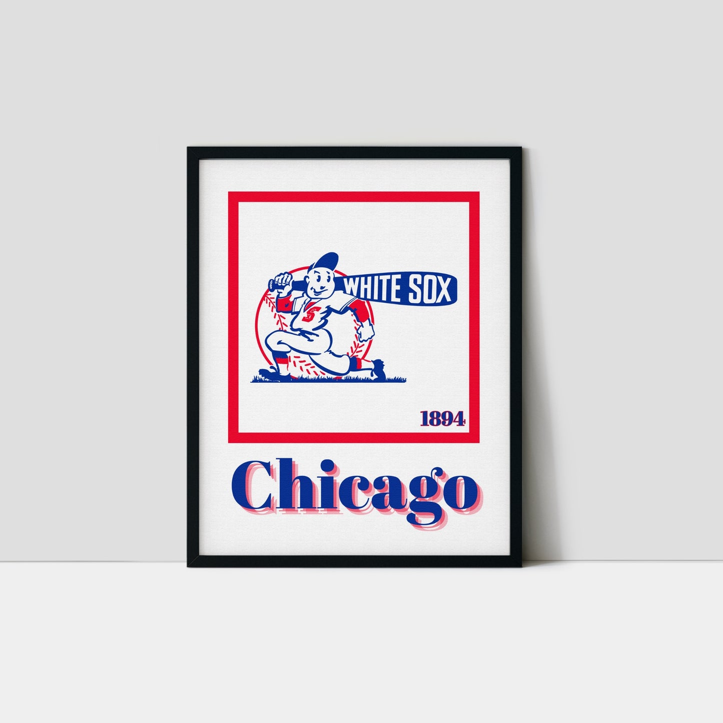 Chicago White Sox Minimalist Art Print
