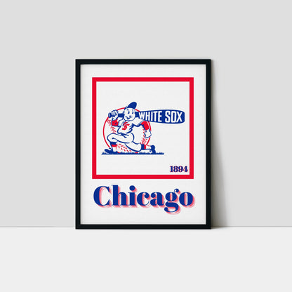 Chicago White Sox Minimalist Art Print