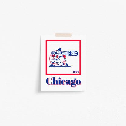 Chicago White Sox Minimalist Art Print