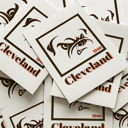 Cleveland Browns Minimalist Art Print