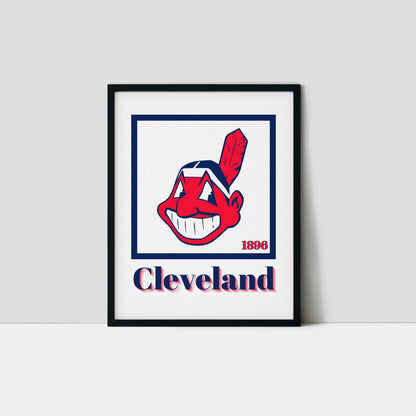 Cleveland Guardians Minimalist Art Print