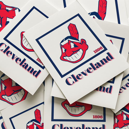 Cleveland Guardians Minimalist Art Print