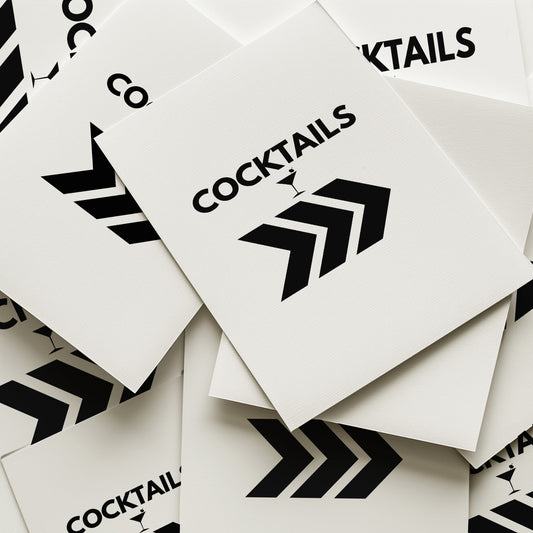 Cocktails "that way" Art Print