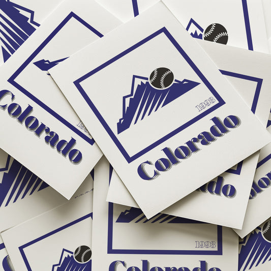 Colorado Rockies Minimalist Art Print