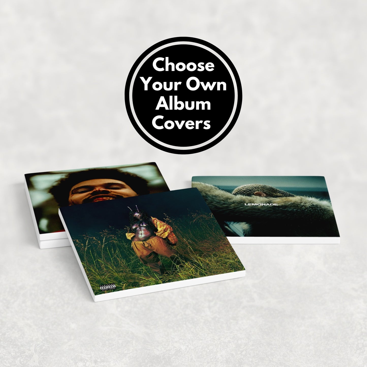 Custom R&B Album Cover Coasters