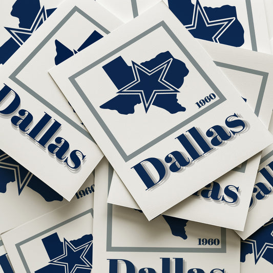 Dallas Cowboys Minimalist Art Print