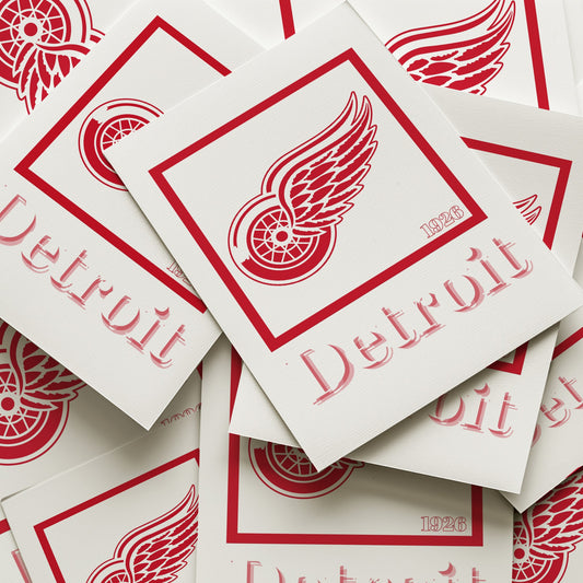 Detroit Red Wings Minimalist Art Print