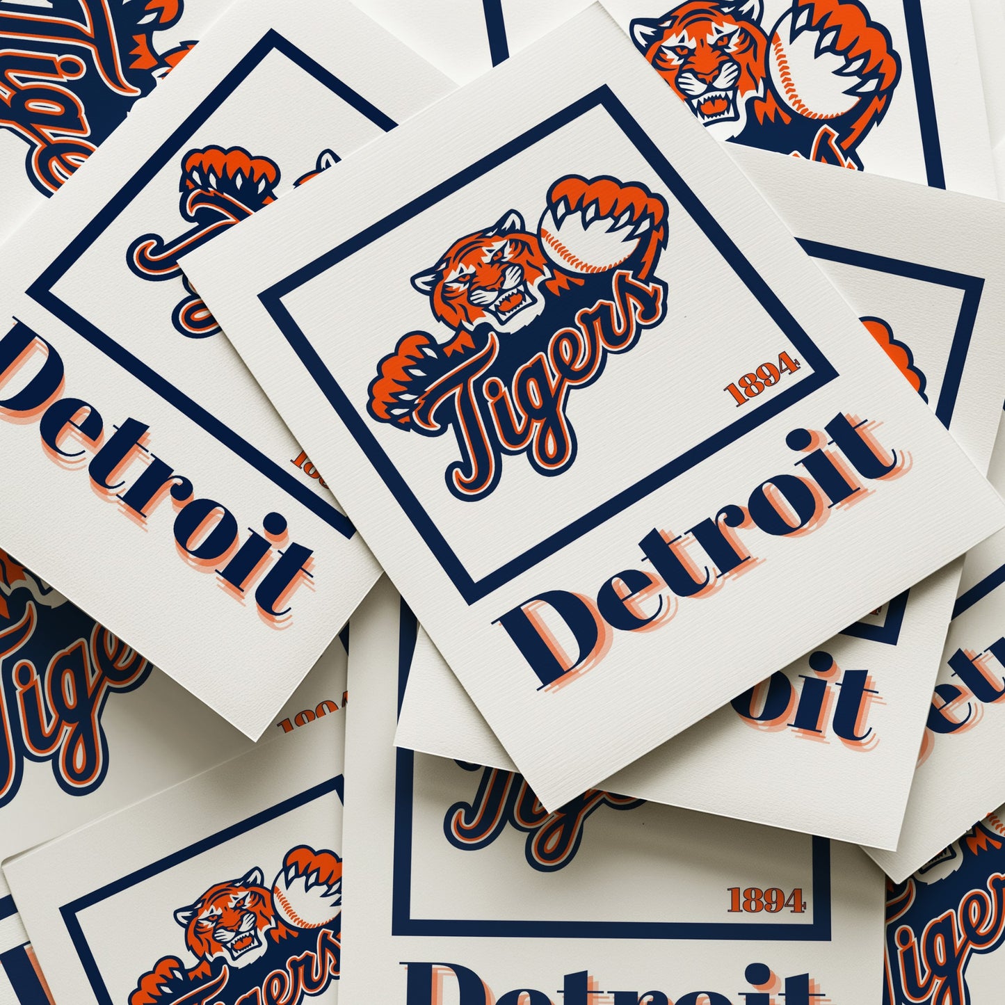 Detroit Tigers Minimalist Art Print