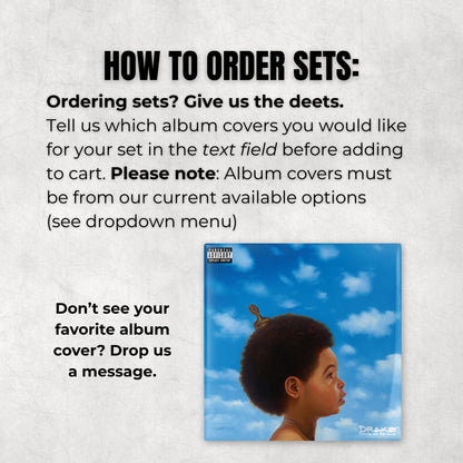 Drake Album Cover Coasters