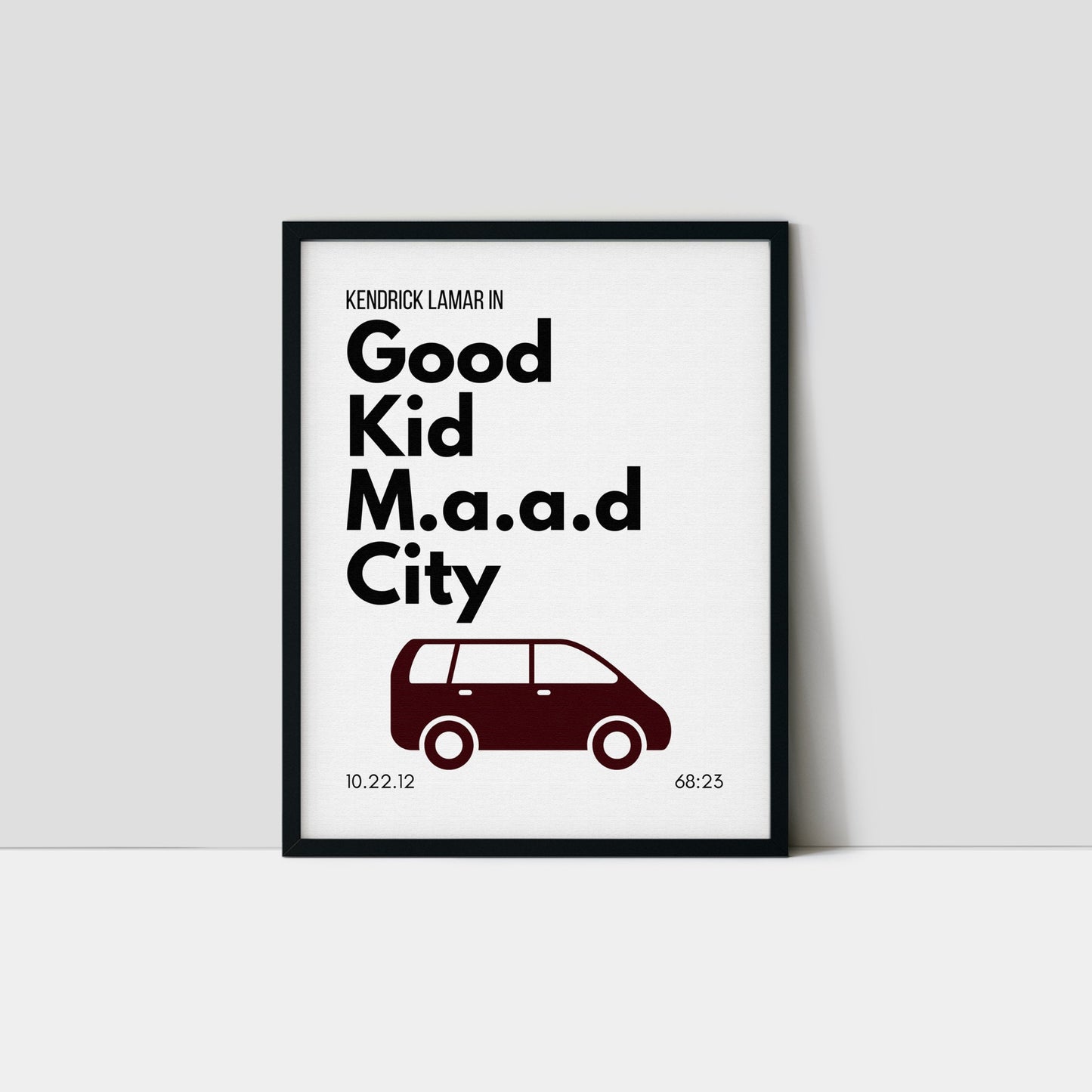 Good Kid, M.A.A.D. City Inspired Art Print