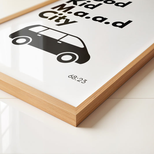 Good Kid, M.A.A.D. City Inspired Art Print