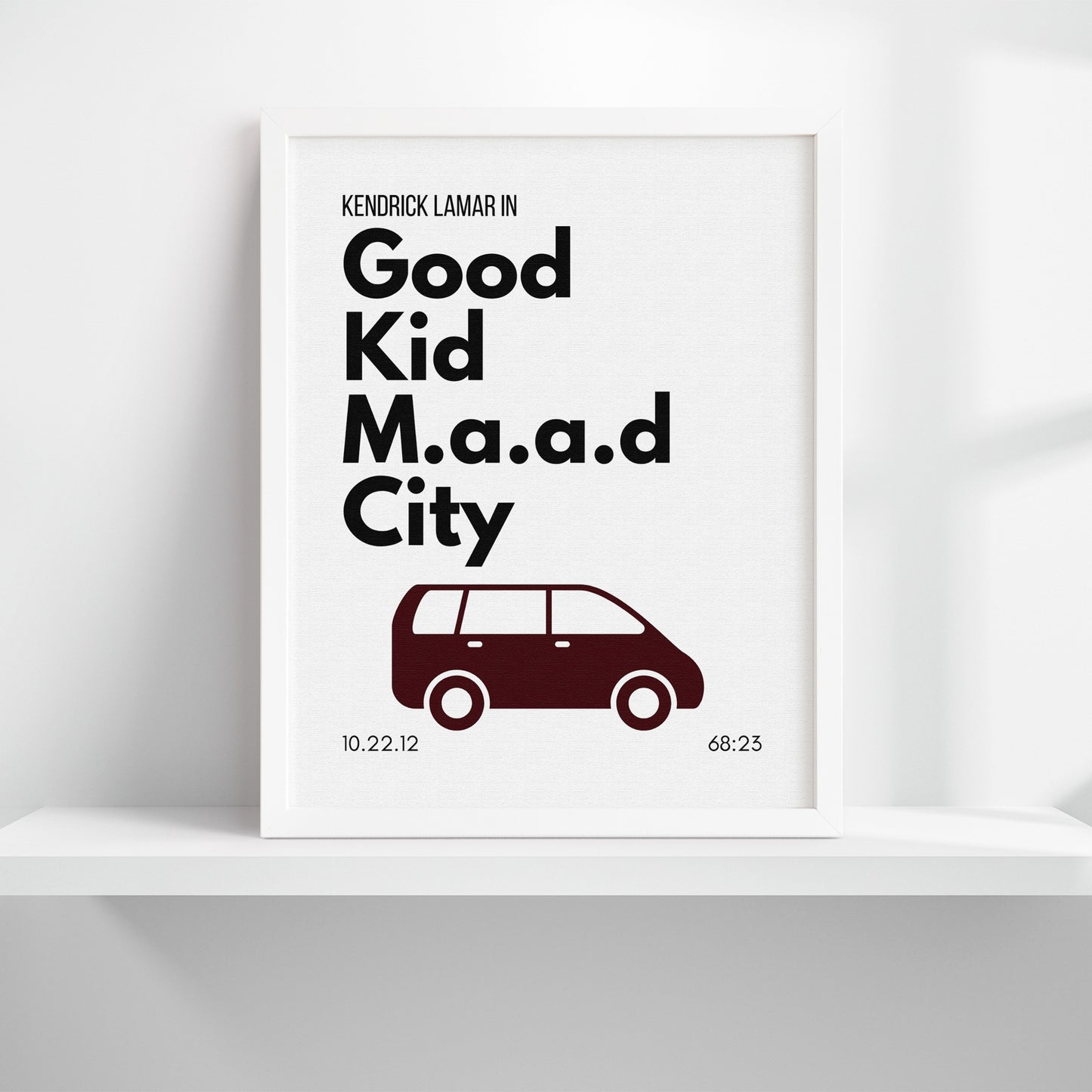 Good Kid, M.A.A.D. City Inspired Art Print