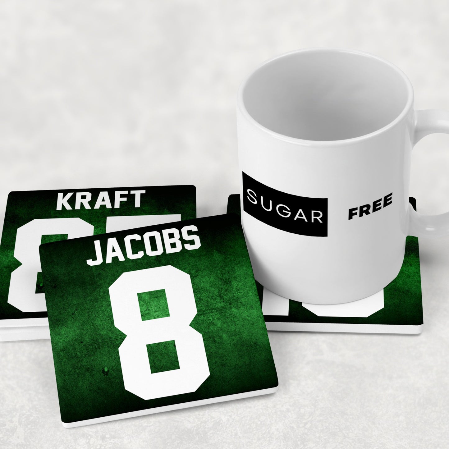 Green Bay Packers Jersey Inspired Coasters