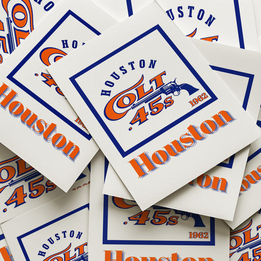 Houston Astros Minimalist Art Print