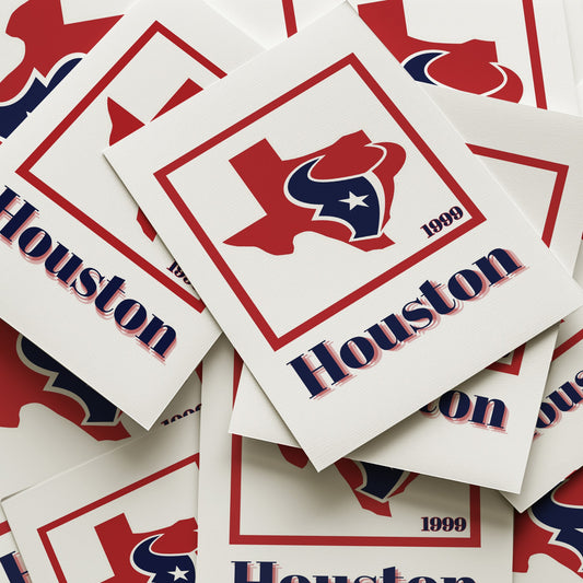 Houston Texans Minimalist Art Print