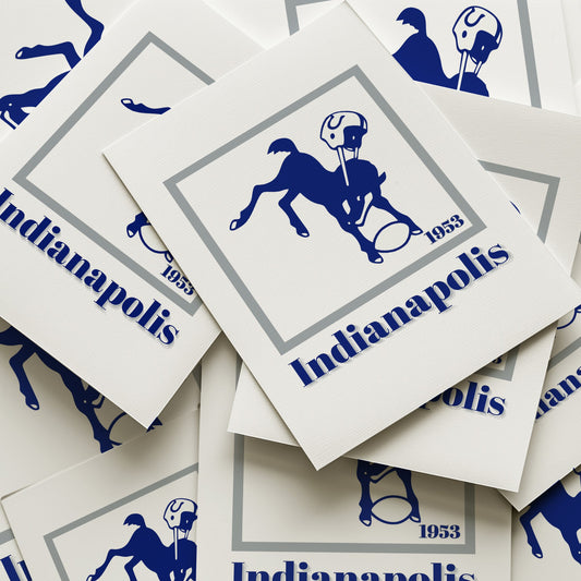 Indianapolis Colts Minimalist Art Print