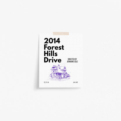 2014 Forest Hills Drive Inspired Art Print