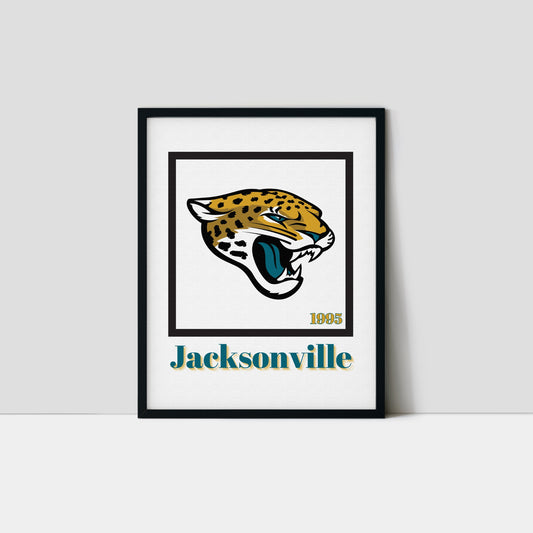 Jacksonville Jaguars Minimalist Art Print