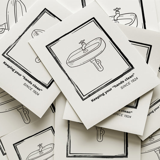 Keeping Your "Hands Clean" Since 1924 Art Print