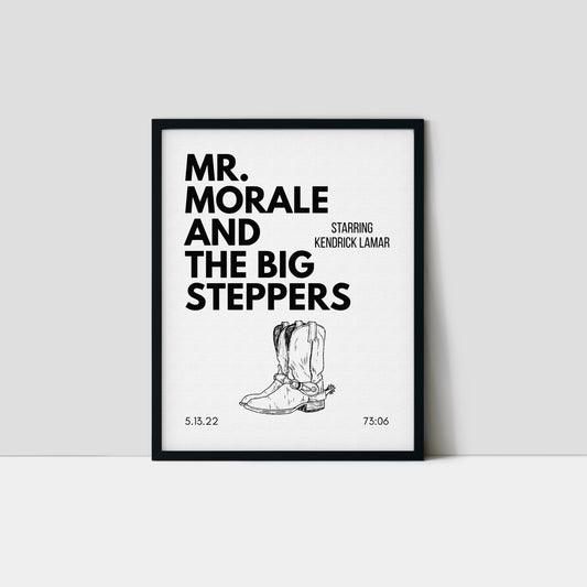 Mr. Morale & the Big Steppers Inspired Art Print