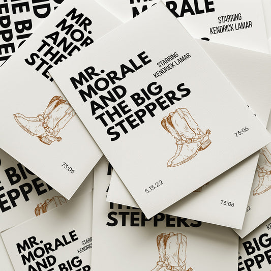 Mr. Morale & the Big Steppers Inspired Art Print