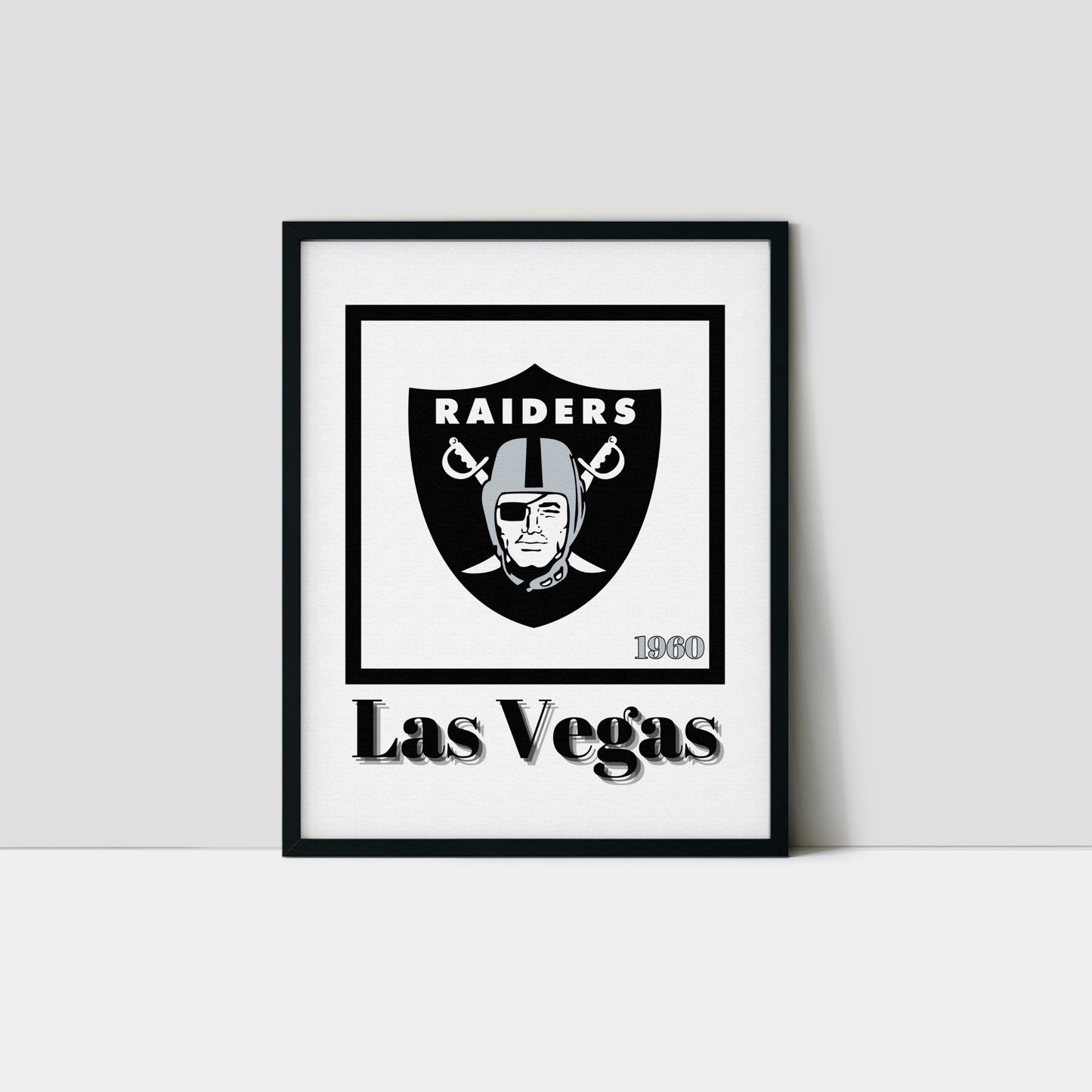 Las Vegas Raiders Minimalist Art Print