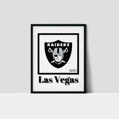Las Vegas Raiders Minimalist Art Print
