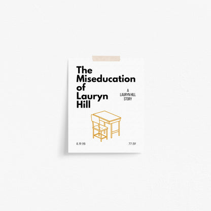 The Miseducation of Lauryn Hill Inspired Art Print