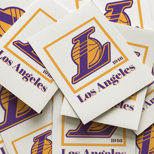 Los Angeles Lakers Minimalist Art Print