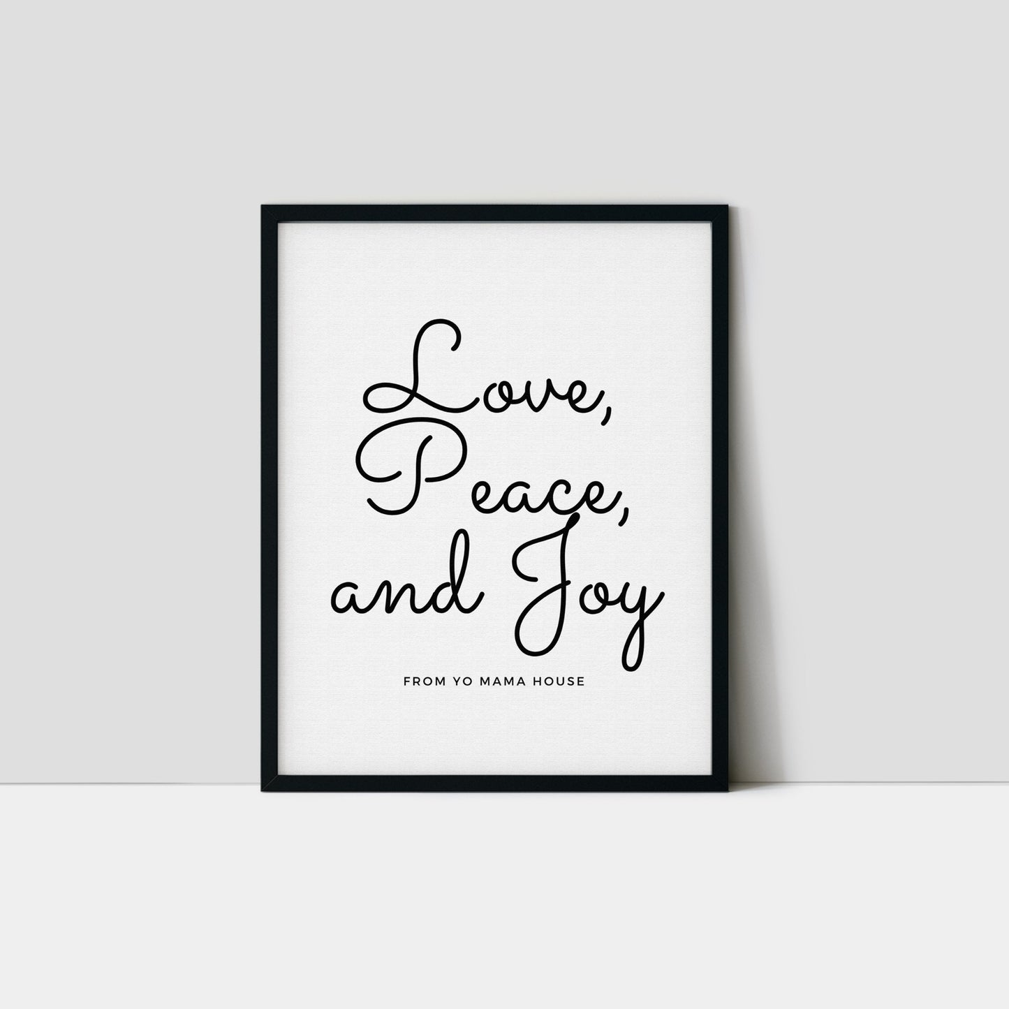 Love, Peace, and Joy