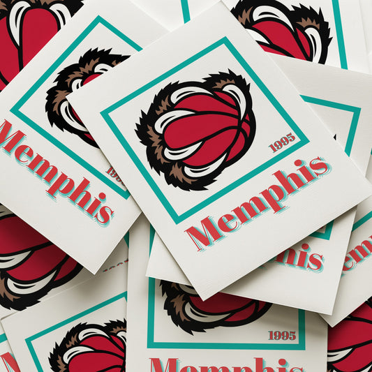 Memphis Grizzlies Minimalist Art Print