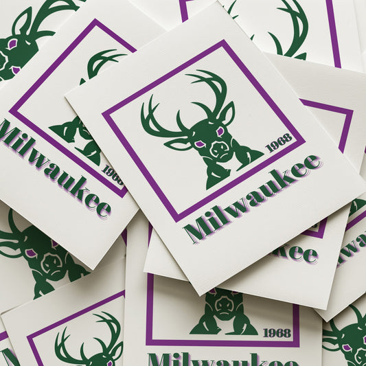 Milwaukee Bucks Minimalist Art Print