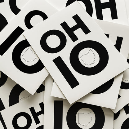 Ohio Bold Typography Art Print