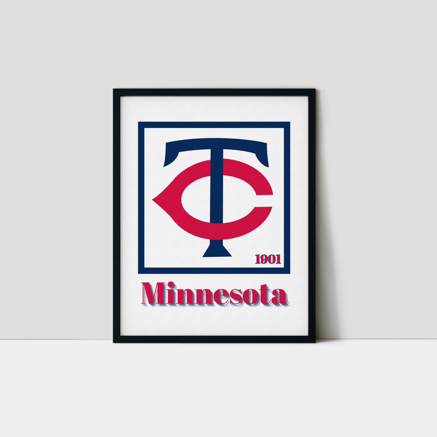 Minnesota Twins Minimalist Art Print