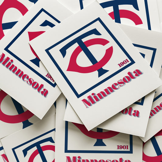Minnesota Twins Minimalist Art Print