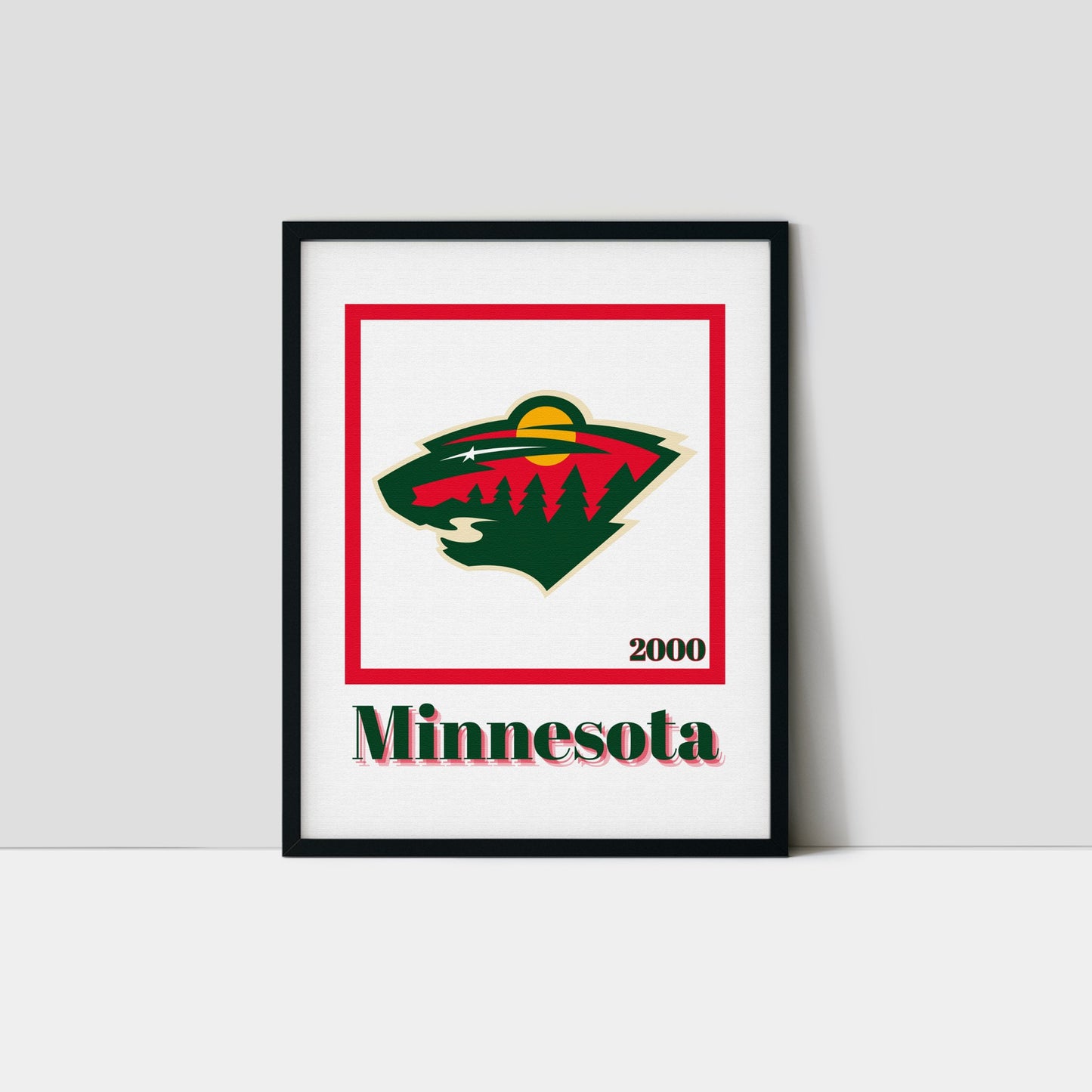 Minnesota Wild Minimalist Art Print