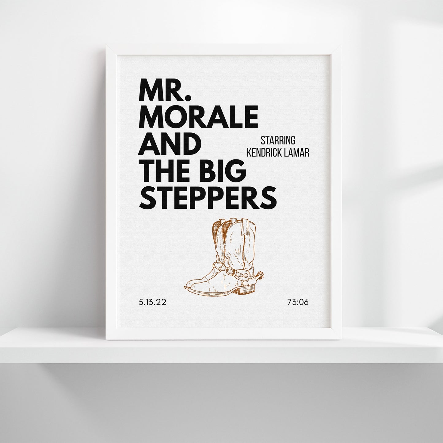 Mr. Morale & the Big Steppers Inspired Art Print