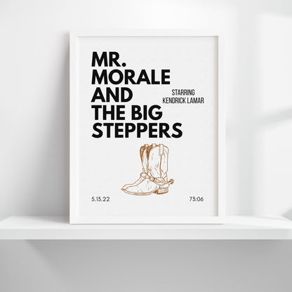 Mr. Morale & the Big Steppers Inspired Art Print