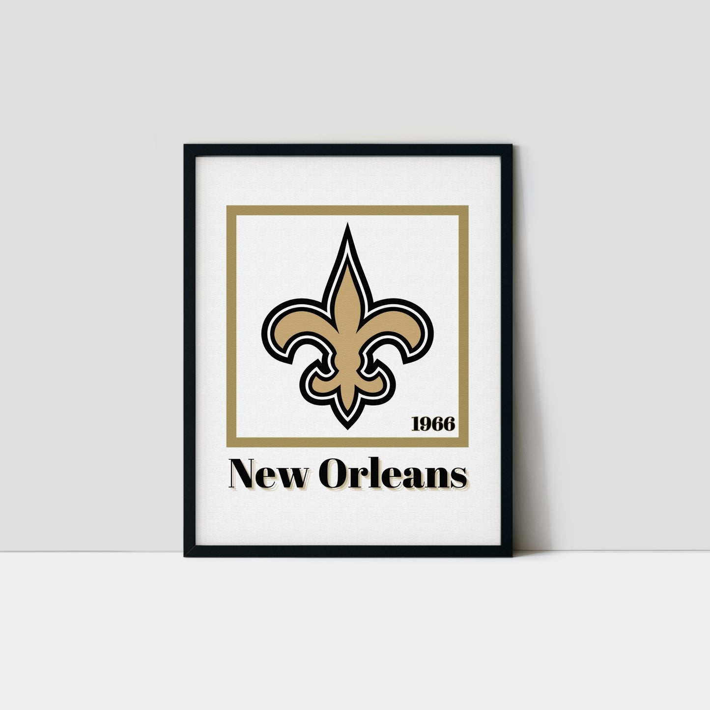 New Orleans Saints Minimalist Art Print