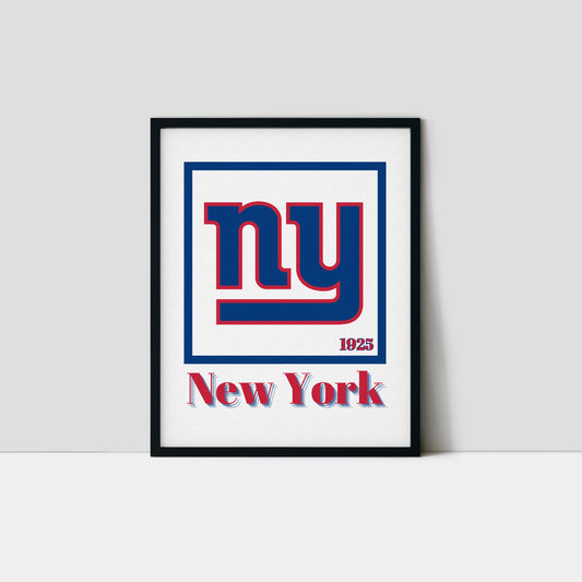 New York Giants Minimalist Art Print