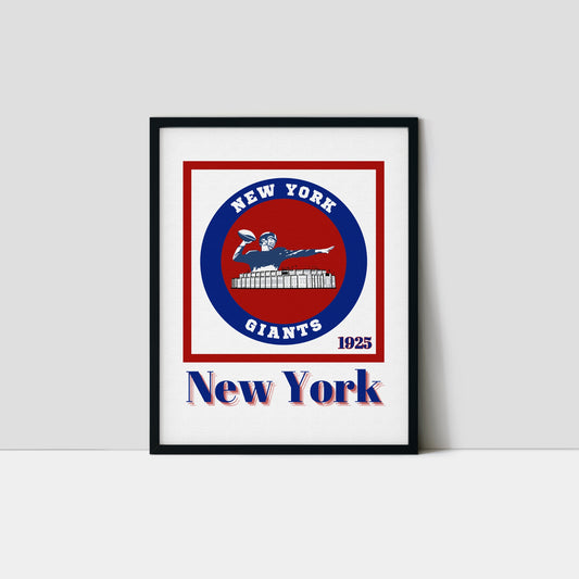 New York Giants Minimalist Art Print