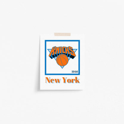 New York Knicks Minimalist Art Print