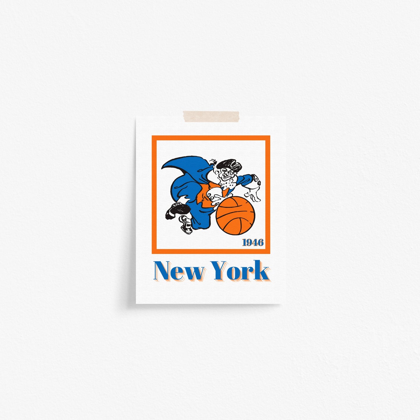 New York Knicks Minimalist Art Print