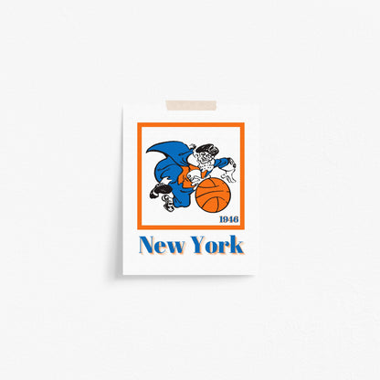 New York Knicks Minimalist Art Print