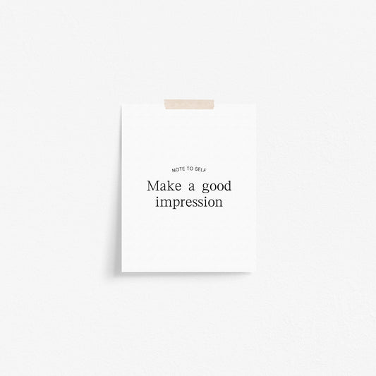 Note To Self