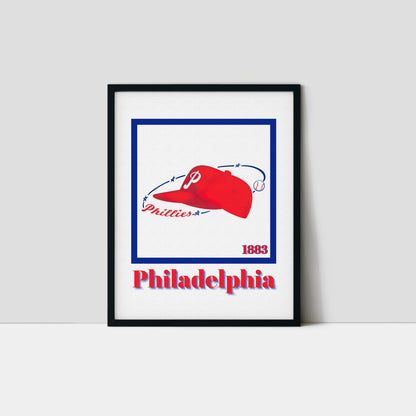 Philadelphia Phillies Minimalist Art Print