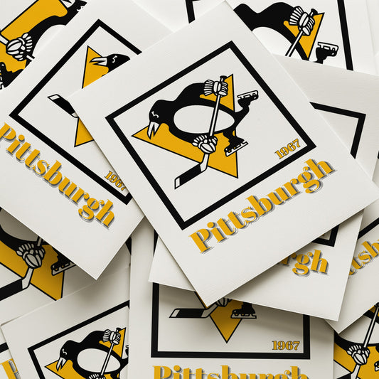 Pittsburgh Penguins Minimalist Art Print