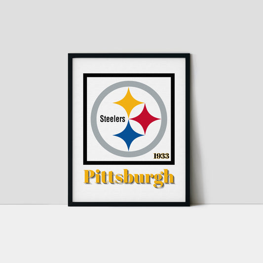 Pittsburgh Steelers Minimalist Art Print