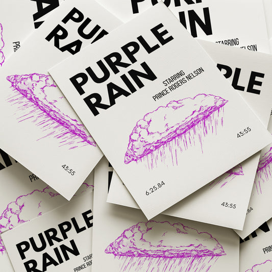 Purple Rain Inspired Art Print