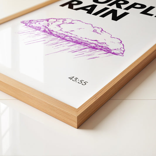 Purple Rain Inspired Art Print